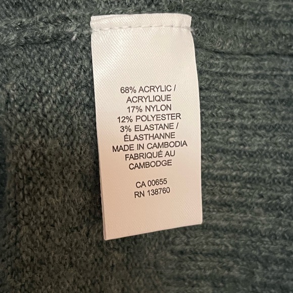 NWT | RW&Co. | Turtle Neck Sweaters | Turquoise Green - Picture 8 of 10